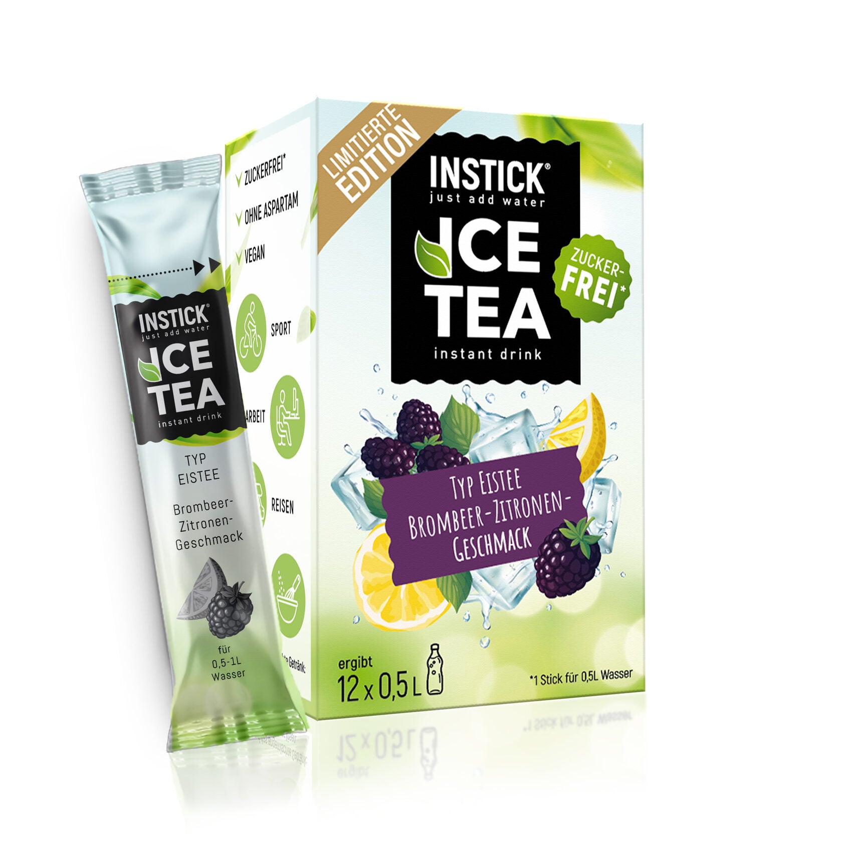 INSTICK Ice Tea - Blackberry - Lemon - S (12x0,5l)