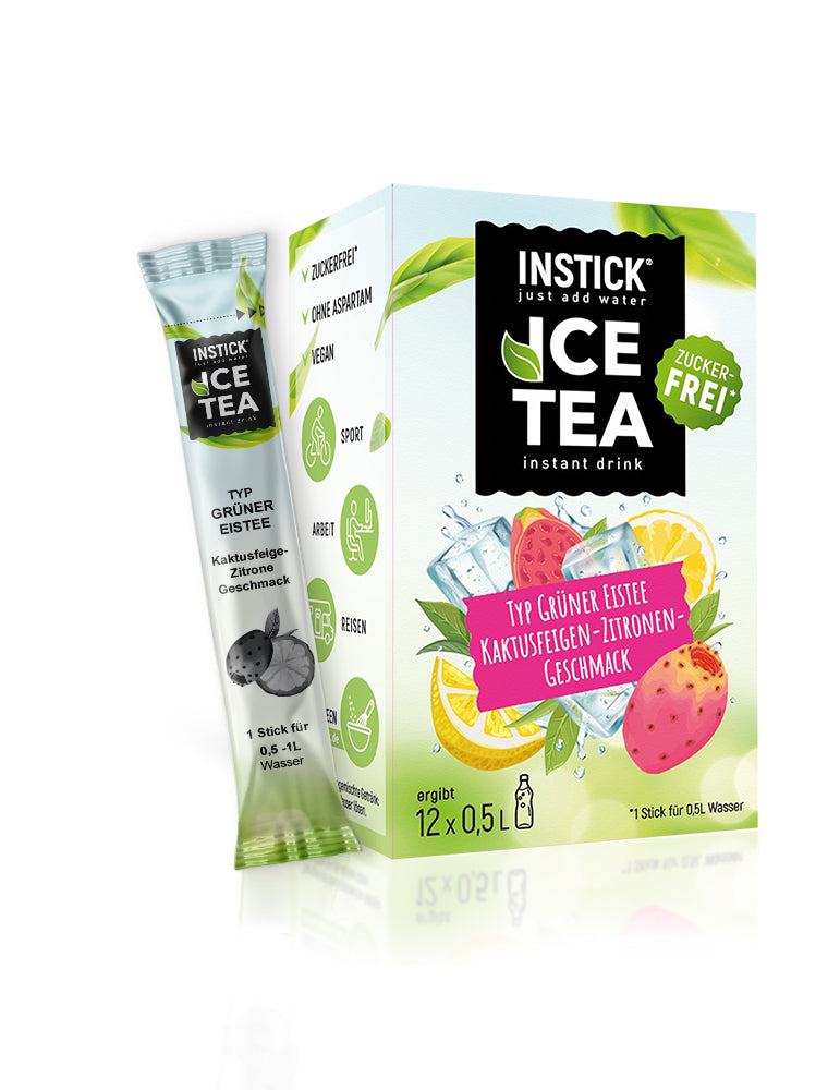 INSTICK Ice Tea - Prickly Pear &amp; Lemon - S (12x0,5l)