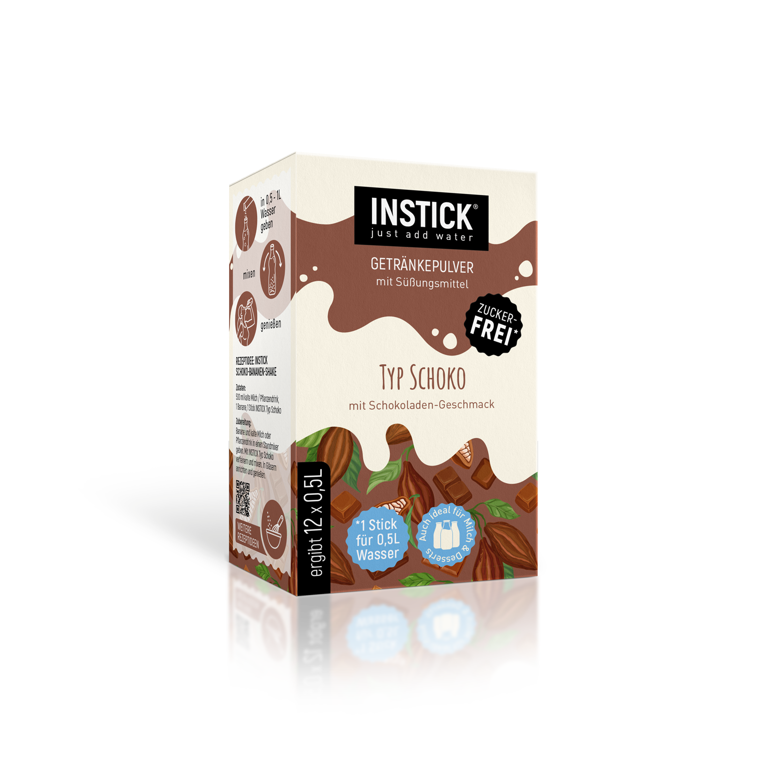 INSTICK Milk - Chocolate - S (12x0,5l)