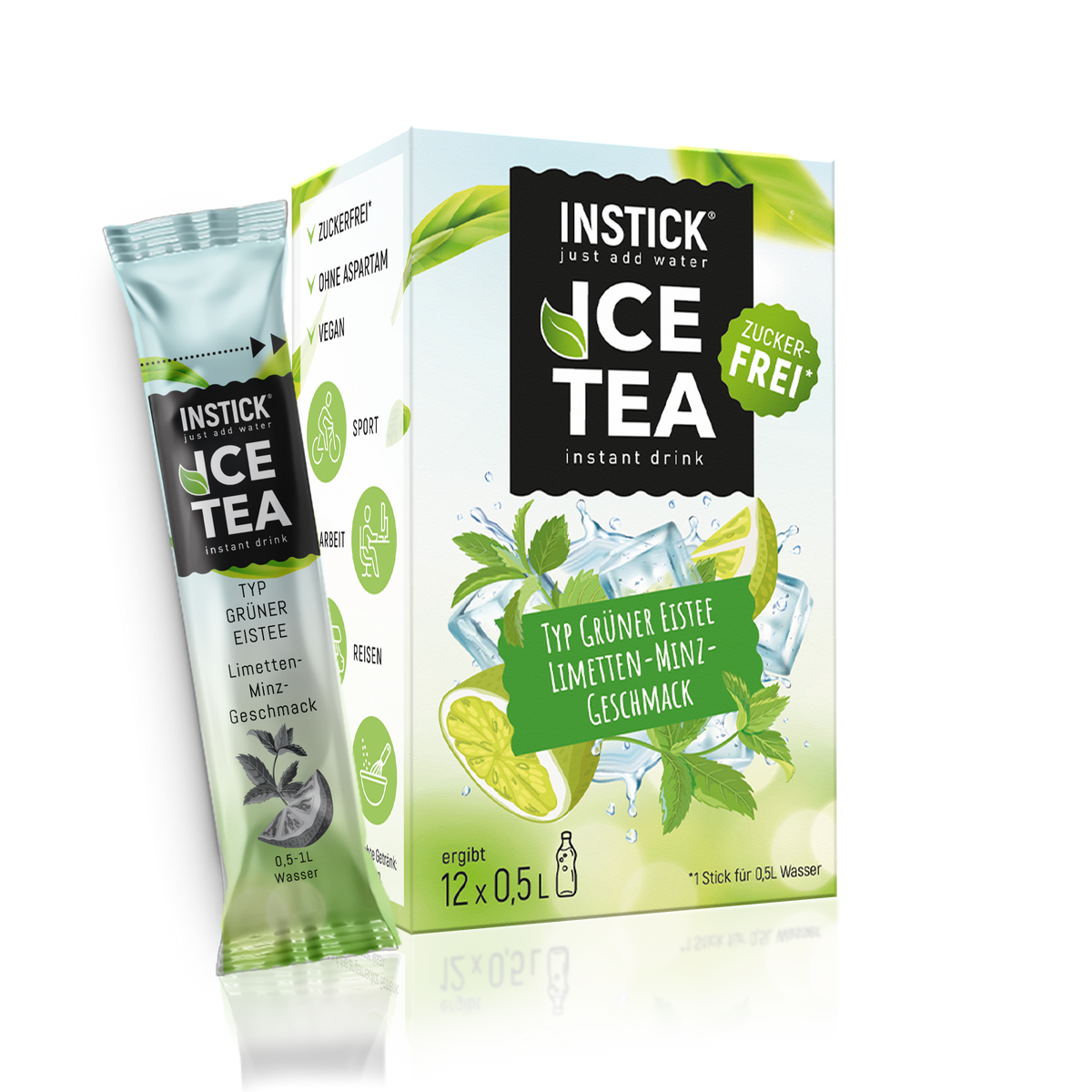 Green Ice Tea Lime & Mint