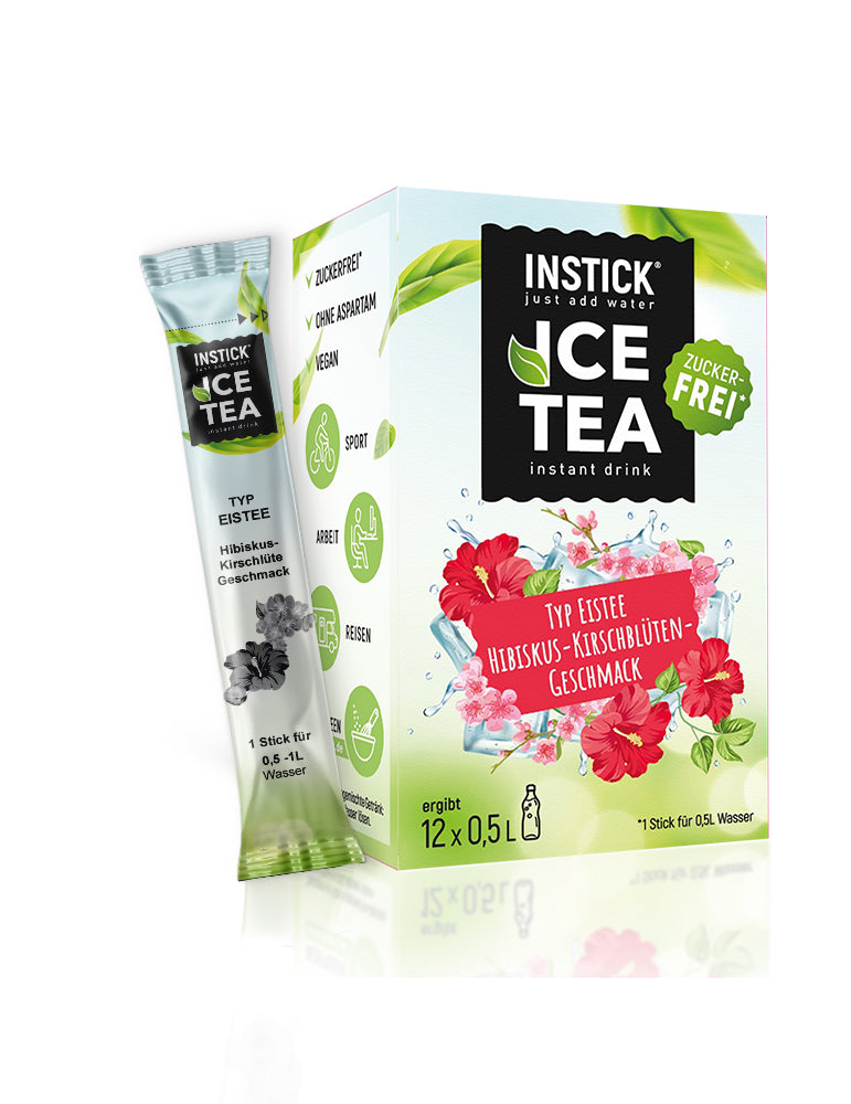 INSTICK Ice Tea - Hibiscus &amp; Cherry Blossom - S (12x0,5l)
