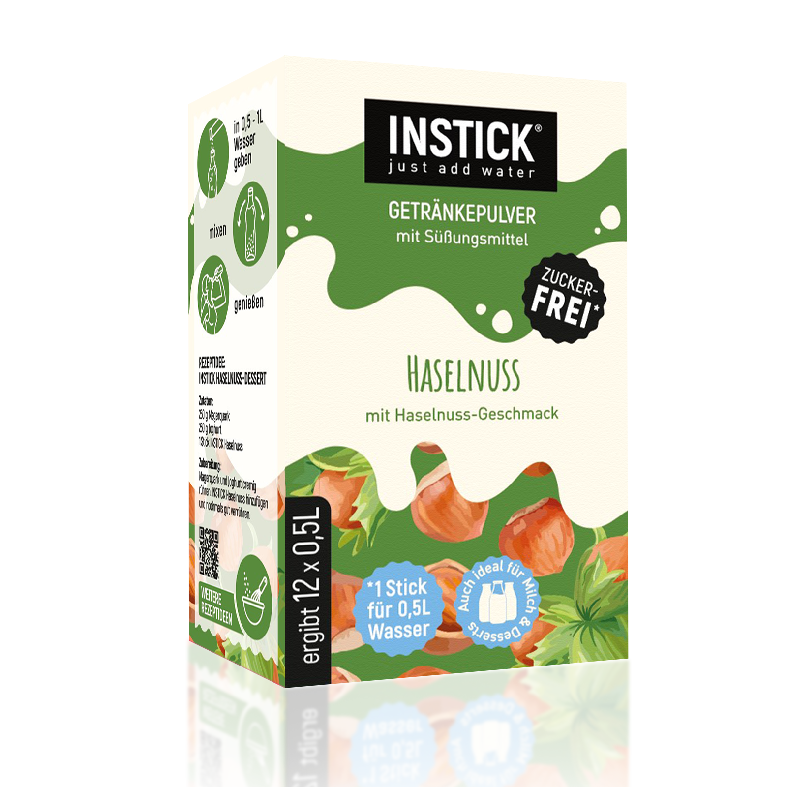 INSTICK Milk - Hazelnut - S (12x0,5l)